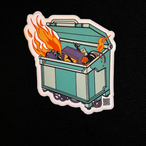 Haute Dross Dumpster Sticker
